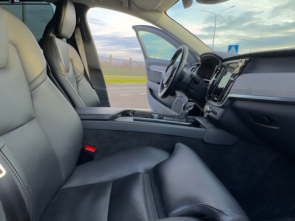 2021 Volvo S90 II Рестайлинг, чёрный - вид 8