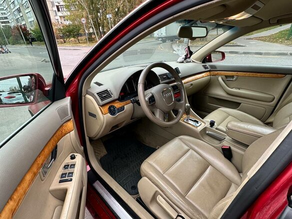 2007 Audi A4 III (B7), красный, 555000 рублей - вид 7