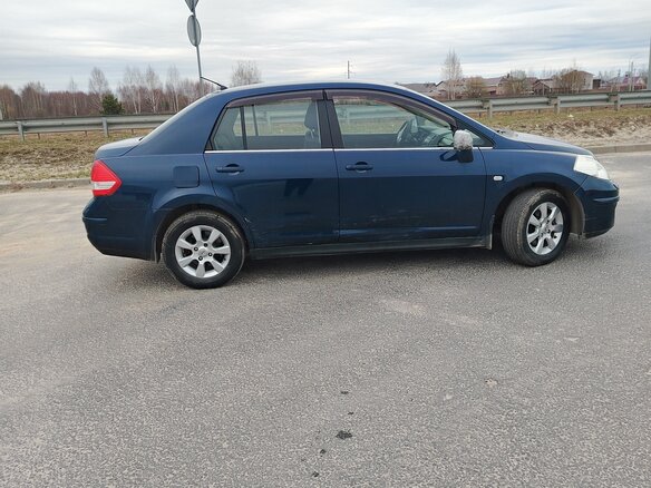 2008 Nissan Tiida I, синий - вид 14