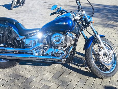 2003 Yamaha XVS400 Drag Star, синий, 350000 рублей, вид 2