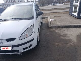 2008 Mitsubishi Colt CZ1 VI (Z30) Рестайлинг, белый, 280000 рублей, вид 2