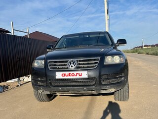 2006 Volkswagen Touareg I, чёрный, 820000 рублей, вид 2