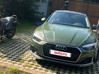 2021 Audi A5 Sportback 45 TFSI II (F5) Рестайлинг, зелёный, 3800000 рублей, вид 2