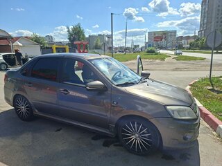 2014 Lada (ВАЗ) Granta Sport I, коричневый, 400000 рублей, вид 4