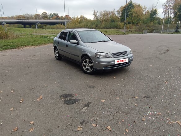 2002 Opel Astra G, серый, 215000 рублей - вид 2