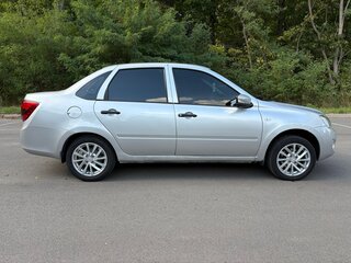 2013 Lada (ВАЗ) Granta I, серебристый, 420000 рублей, вид 4