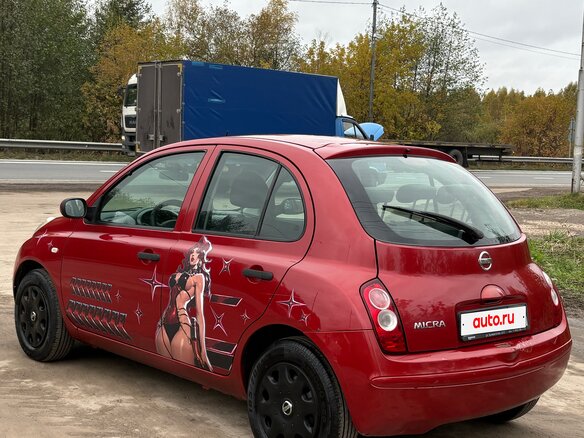 2007 Nissan Micra III (K12), пурпурный, 343000 рублей - вид 13
