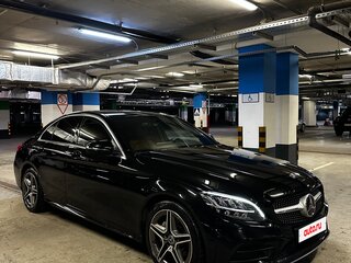 2019 Mercedes-Benz C-Класс 200 IV (W205) Рестайлинг, чёрный, 3750000 рублей, вид 2