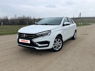 2025 Lada (ВАЗ) Vesta I Рестайлинг (NG), белый, 1410000 рублей, вид 2