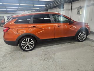 2019 Lada (ВАЗ) Vesta SW I, оранжевый, 1190000 рублей, вид 3