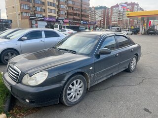 2004 Hyundai Sonata ТагАЗ IV (EF) Рестайлинг, чёрный, 450000 рублей, вид 1