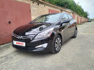 2014 Hyundai Solaris I Рестайлинг, чёрный, 850000 рублей, вид 1