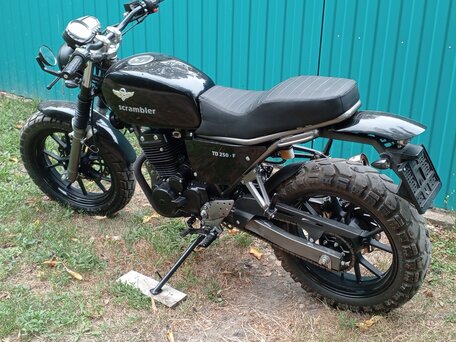 2013 Motoland Scrambler 250, чёрный, 135000 рублей, вид 2