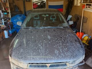 2001 Mitsubishi Galant VIII Рестайлинг, синий, 110000 рублей, вид 4
