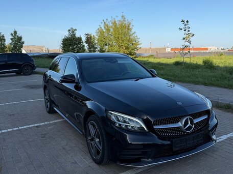 2020 Mercedes-Benz C-Класс 200 d IV (W205) Рестайлинг, чёрный, 2600000 рублей, вид 2