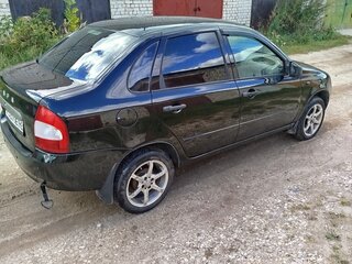 2010 Lada (ВАЗ) Kalina I, чёрный, 310000 рублей, вид 4