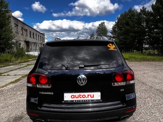 2007 Volkswagen Touareg I Рестайлинг, чёрный, 1020000 рублей, вид 4