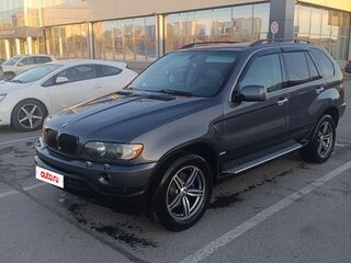 2002 BMW X5 3.0d I (E53), серый, 950000 рублей, вид 2