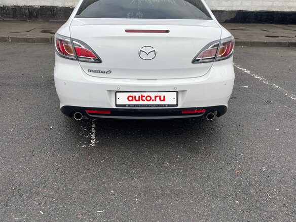 2011 Mazda 6 II (GH) Рестайлинг, белый, 850000 рублей - вид 2