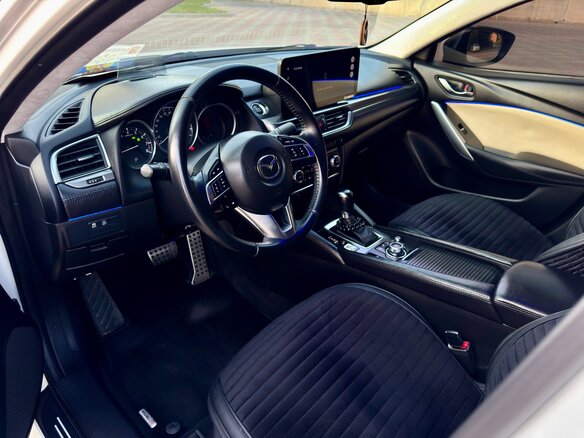 2015 Mazda 6 III (GJ) Рестайлинг, белый, 2150000 рублей - вид 7