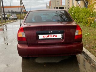 2008 Hyundai Accent ТагАЗ II, красный, 350000 рублей, вид 5