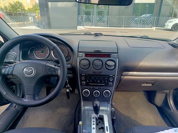 2007 Mazda 6 I (GG) Рестайлинг, синий, 700000 рублей - вид 8