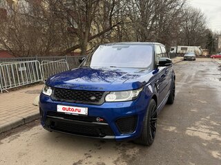 2015 Land Rover Range Rover Sport SVR II, синий, 4100000 рублей, вид 3
