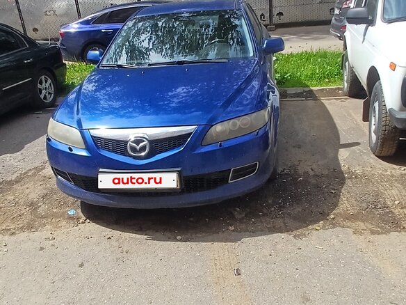 2006 Mazda 6 I (GG) Рестайлинг, синий, 510000 рублей
