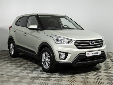 2019 Hyundai Creta I, бежевый, 1899700 рублей, вид 3