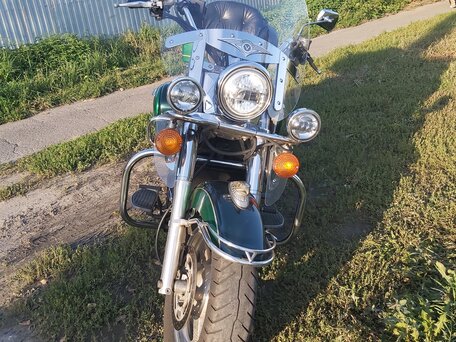 1998 Kawasaki VN1500 Vulcan, зелёный, 540000 рублей, вид 3
