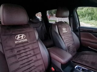 2020 Hyundai Santa Fe IV, чёрный, 3450000 рублей, вид 4