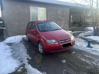 2007 Chevrolet Aveo I, красный, 260000 рублей, вид 3