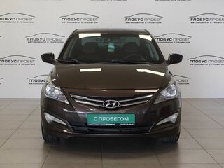 2015 Hyundai Solaris I Рестайлинг, коричневый, 1120000 рублей, вид 3