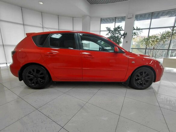 2007 Mazda 3 I (BK) Рестайлинг, красный - вид 3
