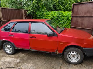 1988 Lada (ВАЗ) 2109, красный, 100000 рублей, вид 3