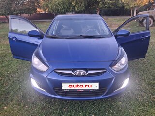 2013 Hyundai Solaris I, синий, 500000 рублей, вид 3
