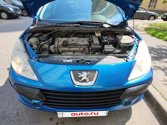2006 Peugeot 307 I Рестайлинг, синий, 329000 рублей - вид 2