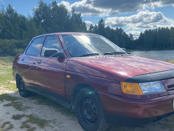 2001 Lada (ВАЗ) 2110, красный, 115000 рублей - вид 1