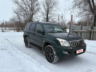 2003 Toyota Land Cruiser Prado 4-speed 120 Series, зелёный, 1650000 рублей, вид 2