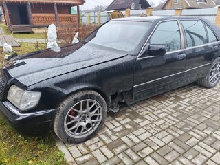 1994 Mercedes-Benz S-Класс 320 Long III (W140) Рестайлинг, чёрный, 600000 рублей, вид 5