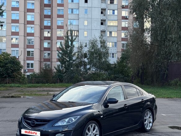 2008 Mazda 6 II (GH), чёрный