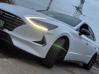 2021 Hyundai Sonata VIII (DN8), синий, 2100000 рублей, вид 5