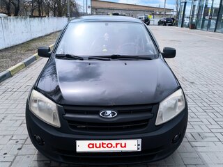 2012 Lada (ВАЗ) Granta I, чёрный, 300000 рублей, вид 1