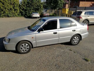2007 Hyundai Accent ТагАЗ II, серебристый, 340000 рублей, вид 4