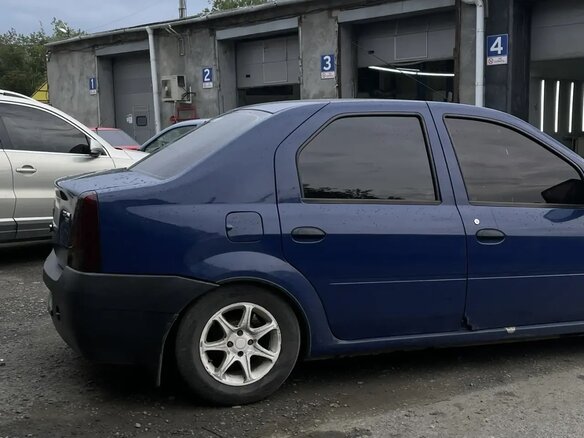 2007 Renault Logan I, синий, 260000 рублей - вид 3