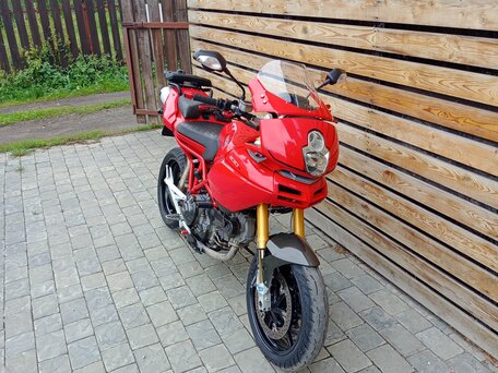 2008 Ducati Multistrada 1100, красный, 350000 рублей, вид 2