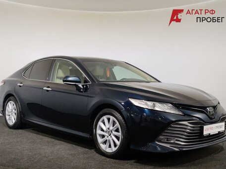 2018 Toyota Camry VIII (XV70), синий, 3090000 рублей, вид 3