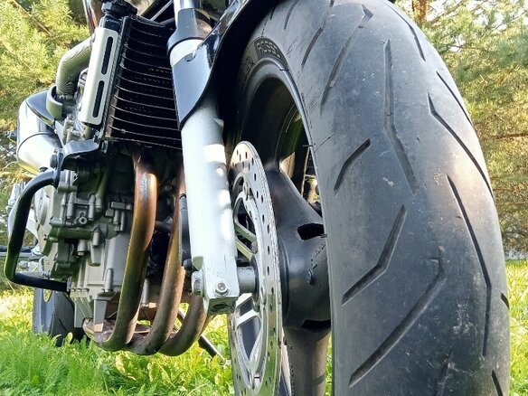 2004 Honda CB 600F Hornet, чёрный, 420000 рублей - вид 9
