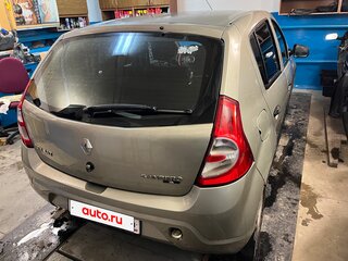 2012 Renault Sandero I, бежевый, 400000 рублей, вид 2
