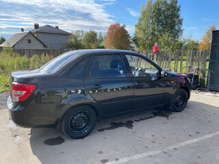 2014 Lada (ВАЗ) Granta I, чёрный, 280000 рублей, вид 3
